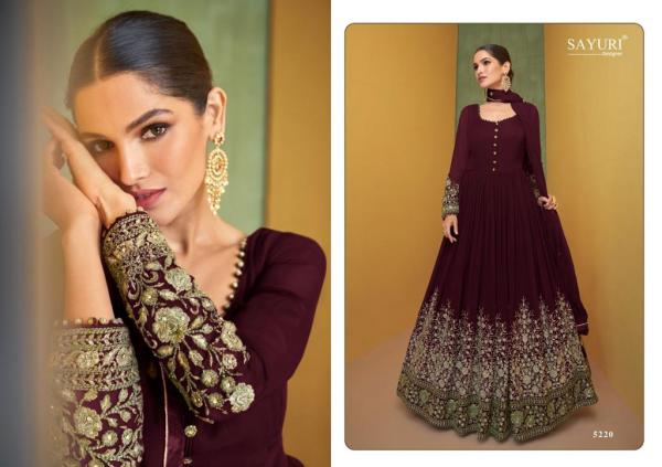 Sayuri Alizeh Gold New Traditional Cotton Designer Gown Collection